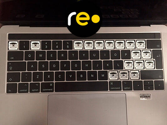 Замена клавиатуры (топкейса) MacBook