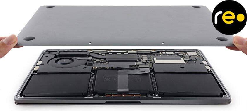 Замена задней крышки MacBook